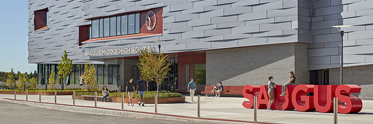 Suffolk-built Saugus Middle High School awarded LEED Platinum certification - working alongside PMA Consultants, HMFH